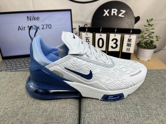 (image for) Nike Air Max 270 Premium Football Grey Work Blue IO9883-007 Men's Shoes-08